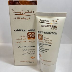 دکتر ژیلا کرم ضد آفتاب مولتی پروتکشن بی رنگ SPF50