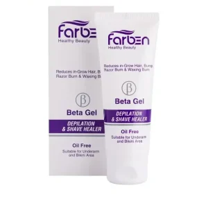 فاربن ژل بتا بعد از اصلاح پوست چرب